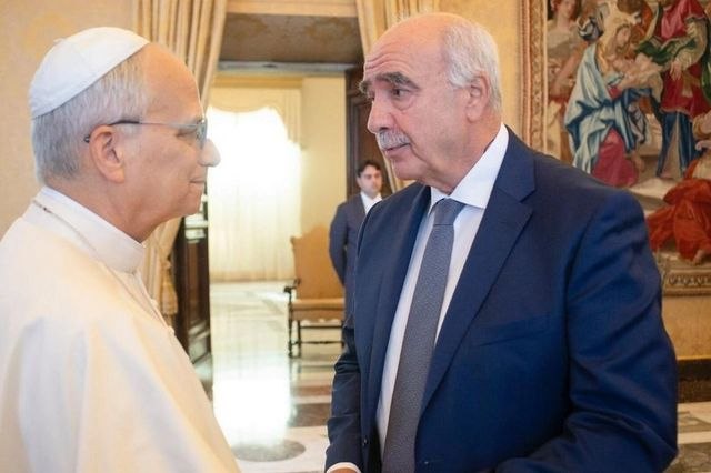 Ο Βαγγέλης Μεϊμαράκης συναντήθηκε με τον Πάπα Λέοντα