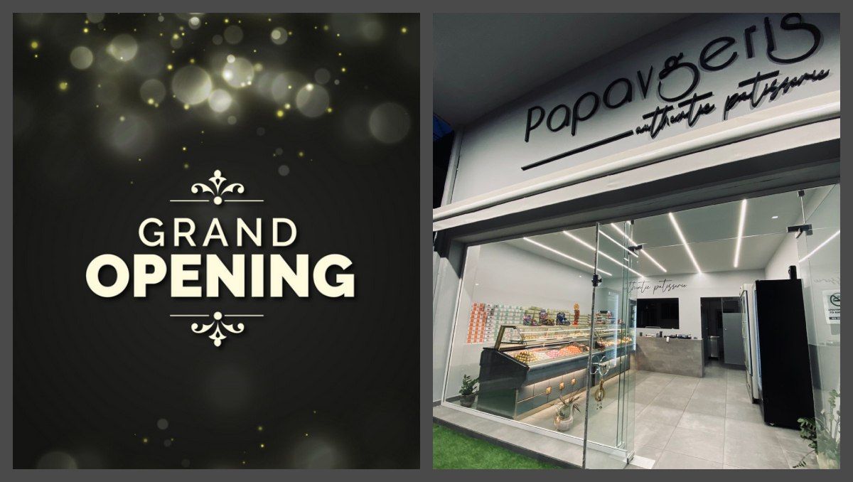 Λαμία: Το ζαχαροπλαστείο "Papavgeris" έχει εγκαίνια και σε περιμένει να γιορτάσετε παρέα!