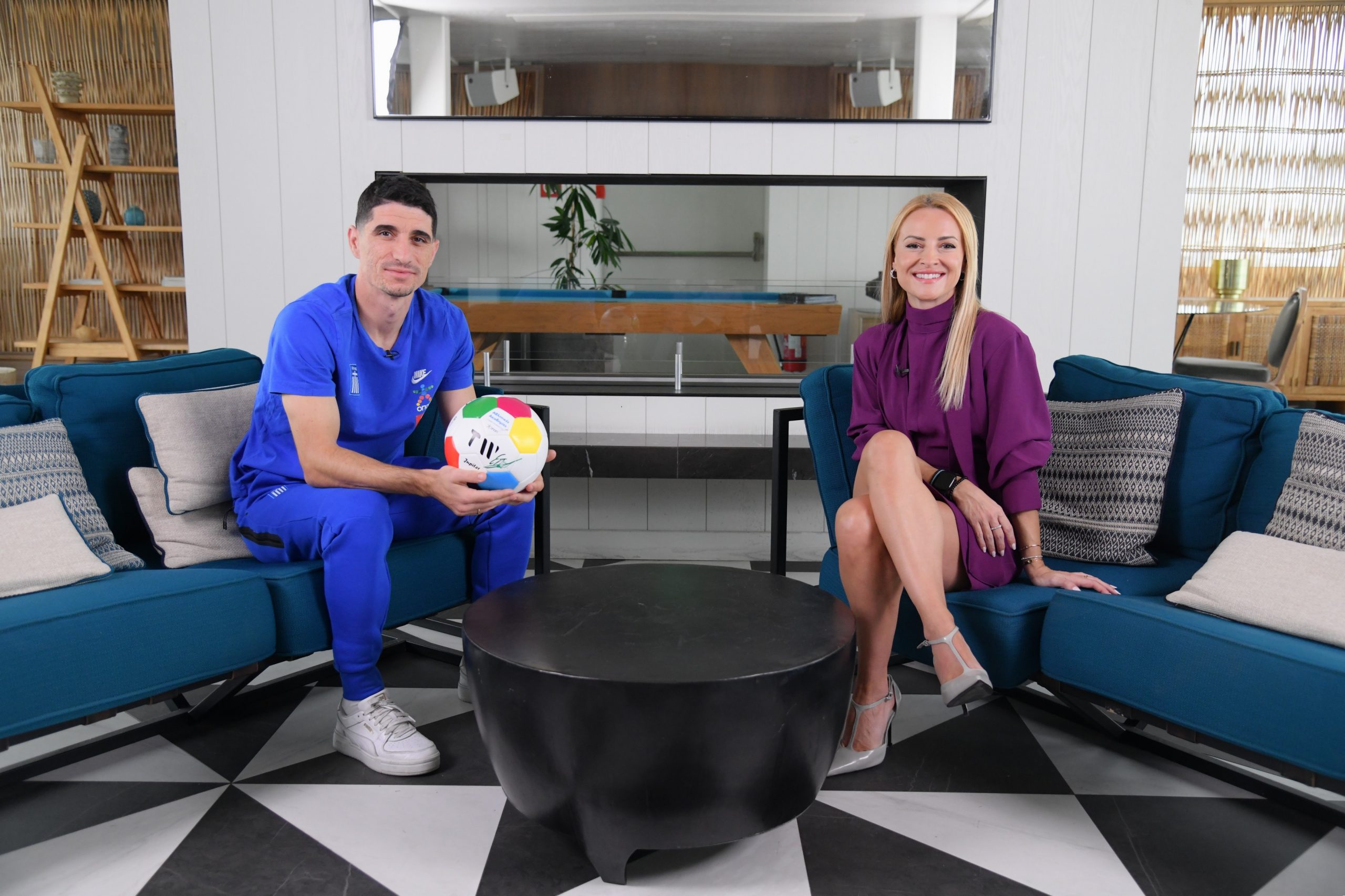 Ο Πέτρος Μάνταλος στο ΟΠΑΠ Game Time: Φανταστικό το κλίμα στην Εθνική, πάμε για τη νίκη στη Σκωτία Εξωτερικός