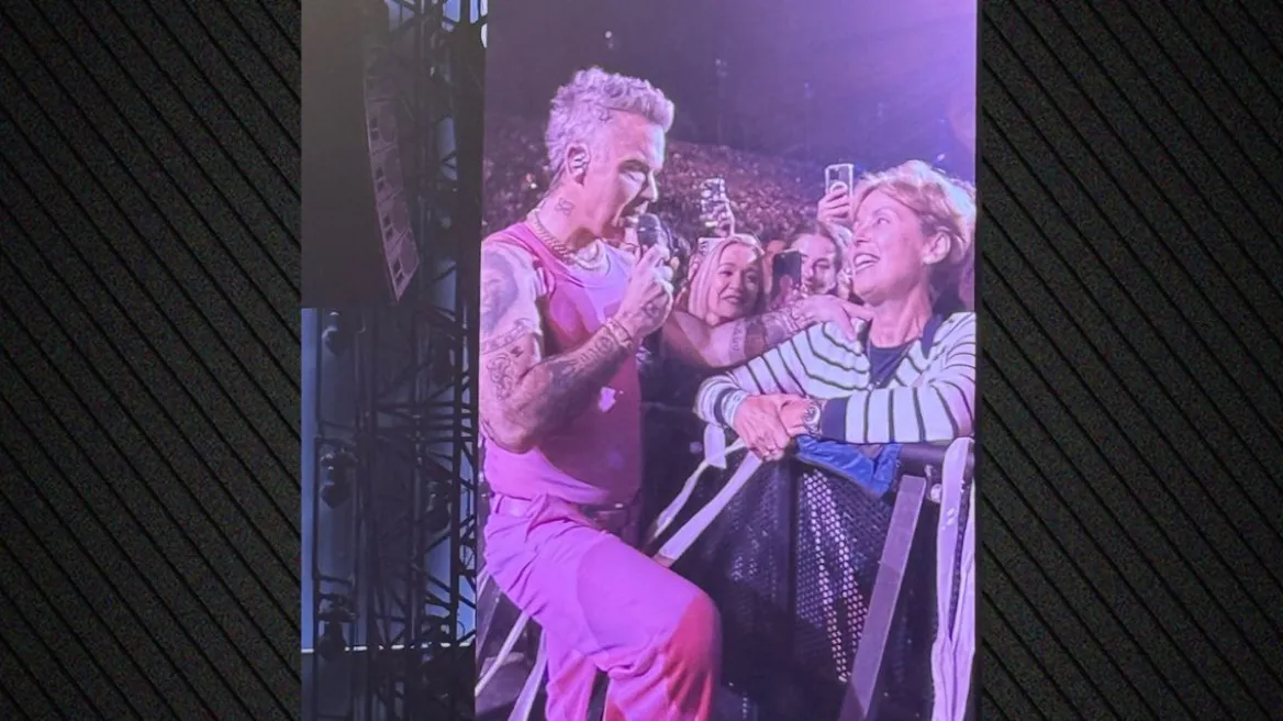 Χάιδω για τη συνομιλία της με τον Ρόμπι Γουίλιαμς στη συναυλία του στο Καλλιμάρμαρο: Ήταν τρελή έκπληξη