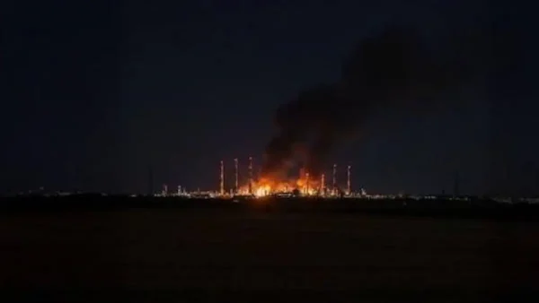 Ρωσία: Φωτιά σε εγκατάσταση φυσικού αερίου μετά από επίθεση ουκρανικών drones