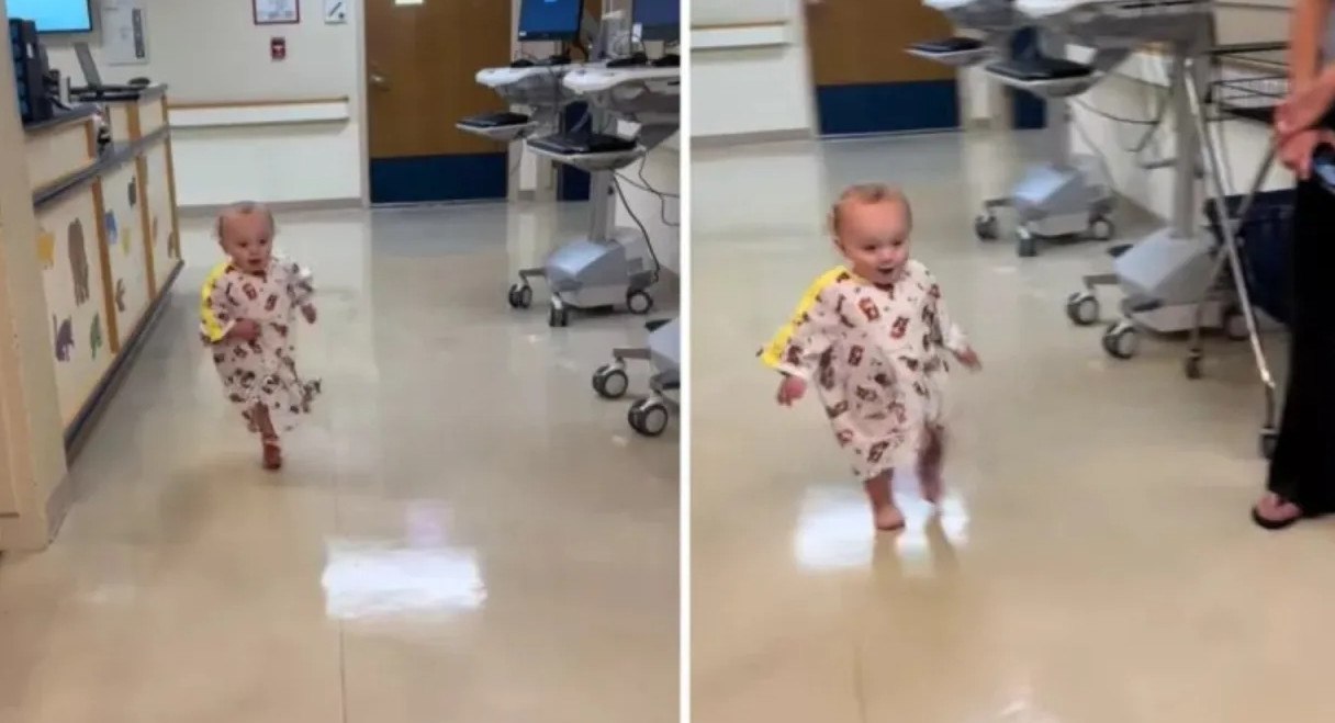 Πιτσιρικάς ανέτρεψε τους γιατρούς και περπάτησε σε χρόνο ρεκόρ μετά από επέμβαση - Δείτε το viral βίντεο!