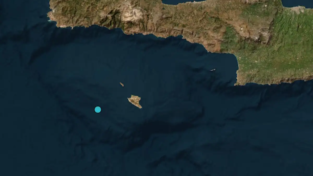 Σεισμός 3,3 Ρίχτερ κοντά στη Γαύδο – 10 χιλιόμετρα το εστιακό βάθος