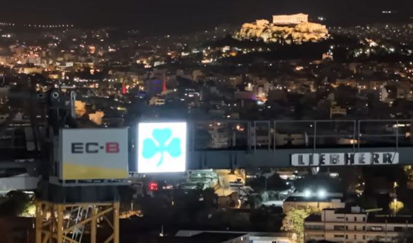 Γήπεδο Παναθηναϊκού: Εκπληκτικά νυχτερινά πλάνα από τον Βοτανικό με το υπό κατασκευή «σπίτι» του «τριφυλλιού»