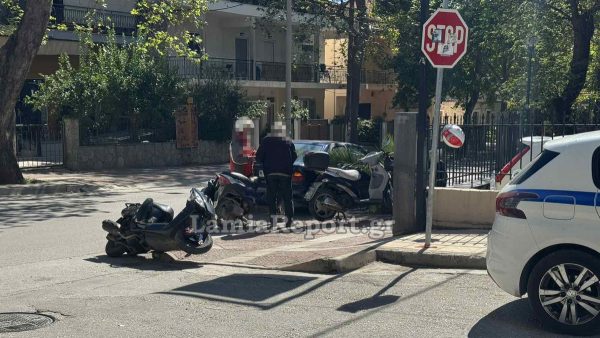 Λαμία: Τροχαίο με μηχανάκι - 86χρονος παραβίασε STOP