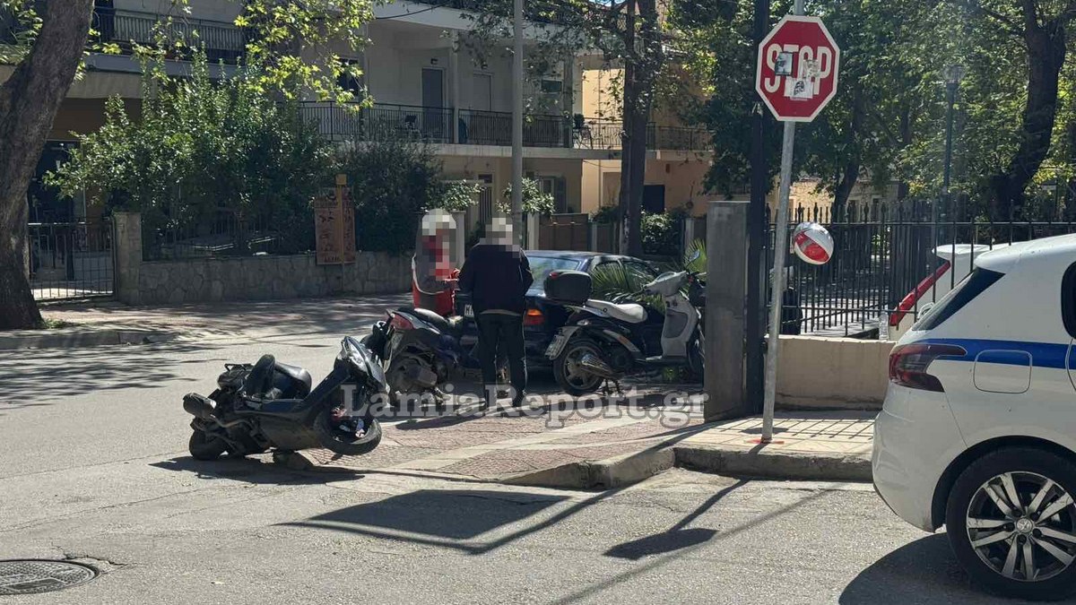 Λαμία: Τροχαίο με μηχανάκι - 86χρονος παραβίασε STOP