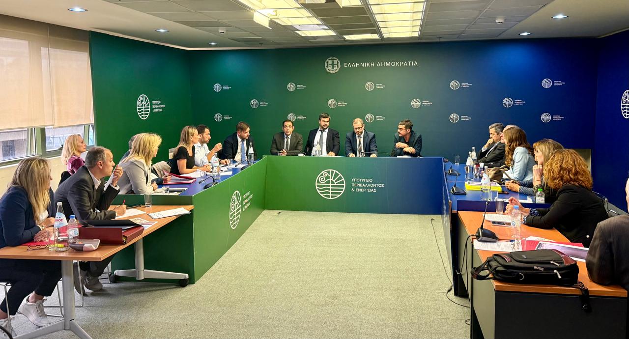 Ευρεία σύσκεψη στο Υπουργείο για την αποτροπή της υπογειοποίησης καλωδίου στον Μύτικα Χαλκίδας