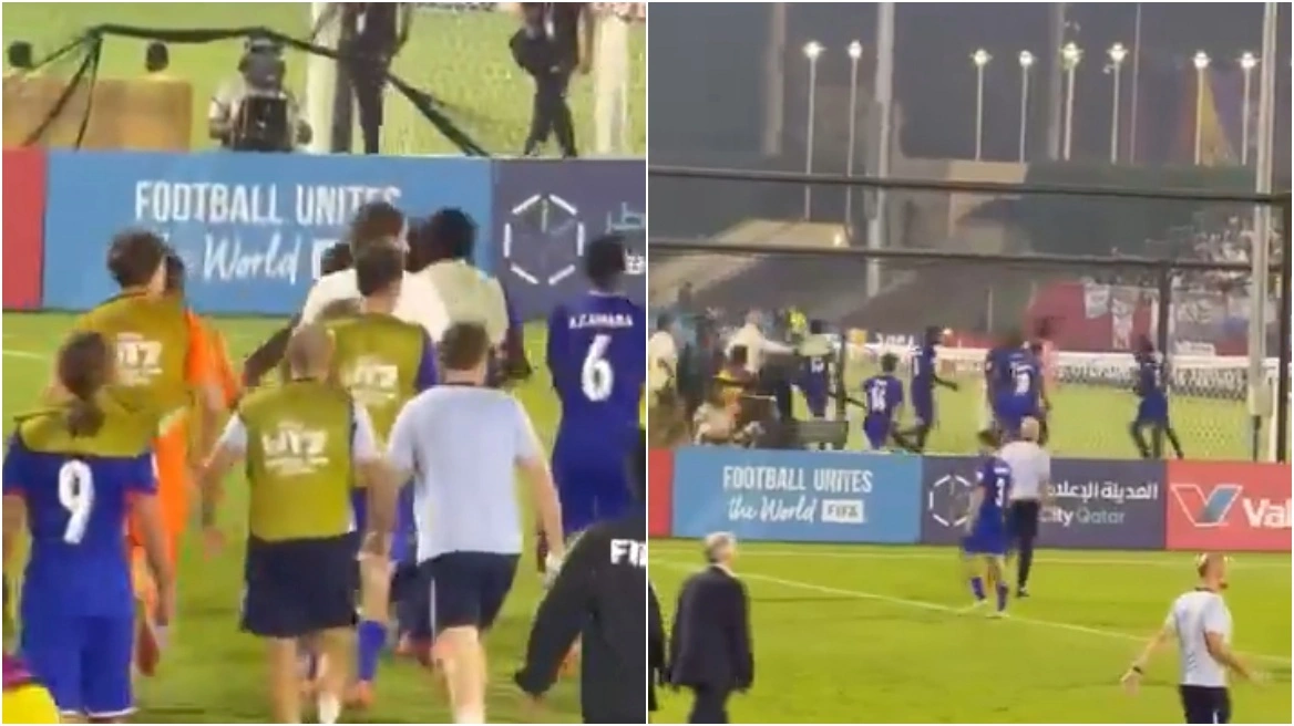 Χαμός στο Μουντιάλ Κ17: Επεισόδια με ξύλο μεταξύ παικτών και... συγγενών στο Γαλλία-Κολομβία - Βίντεο