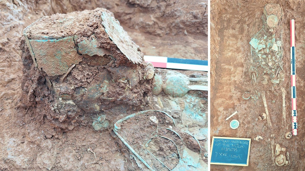 «Η αρχόντισσα με το ανεστραμμένο διάδημα», ήρθε στο φως από τις ανασκαφικές έρευνες της ΕΦΑ Φθιώτιδας - Ευρυτανίας