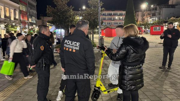 Λαμία: Συνεχείς έλεγχοι σε ανήλικους με πατίνια από Δημοτική Αστυνομία και Τροχαία (ΒΙΝΤΕΟ)