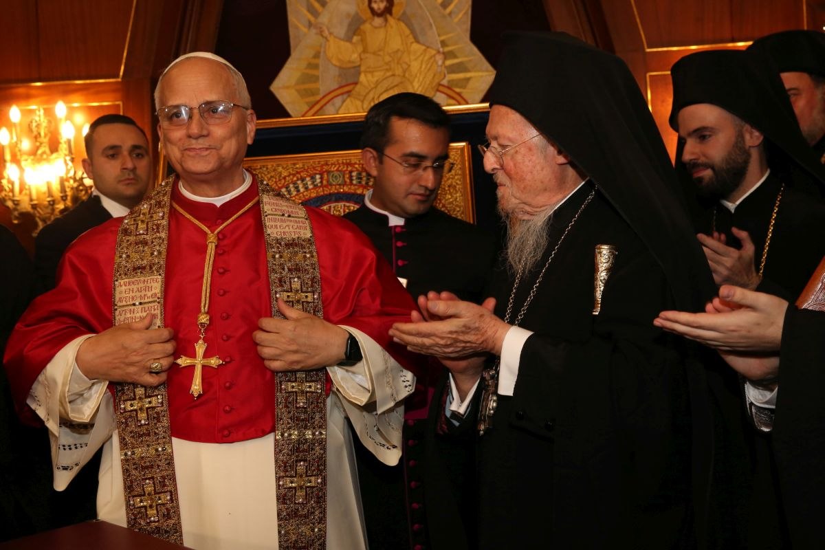 Στο Φανάρι ο Πάπας Λέων Β’ για τη θρονική εορτή της Εκκλησίας της Κωνσταντινούπολης