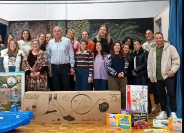 Το ευχαριστώ του Ειδικού Δημοτικού Σχολείου και Νηπιαγωγείου Λαμίας για τη χορήγηση υγειονομικού και εκπαιδευτικού υλικού