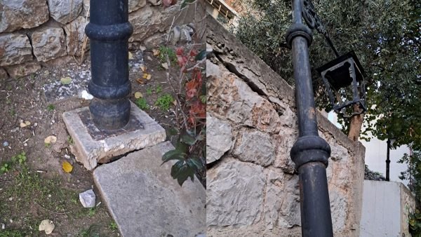 «Επικίνδυνες ισορροπίες» - Αυτή η κολόνα πρέπει να απομακρυνθεί