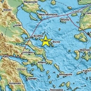 Σεισμός 4,6 Ρίχτερ ταρακούνησε Σκύρο και Εύβοια