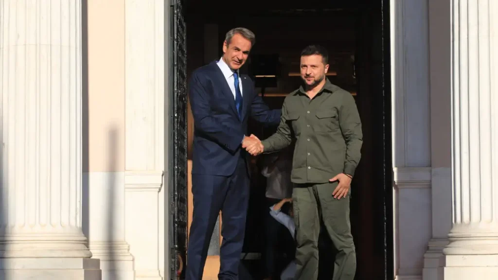 Στην Αθήνα σήμερα ο Βολοντίμιρ Ζελένσκι: Συναντήσεις με Μητσοτάκη και Τασούλα, στο επίκεντρο η ενέργεια