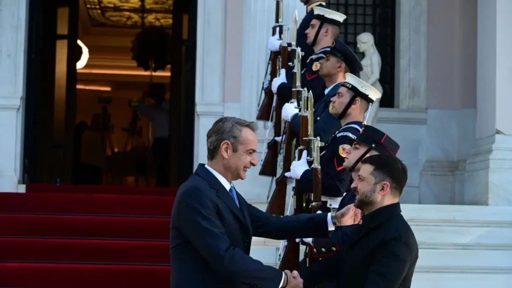 Στον Μητσοτάκη ο Ζελένσκι - Αναμένεται η υπογραφή της ενεργειακής συμφωνίας