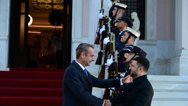 Στον Μητσοτάκη ο Ζελένσκι - Αναμένεται η υπογραφή της ενεργειακής συμφωνίας