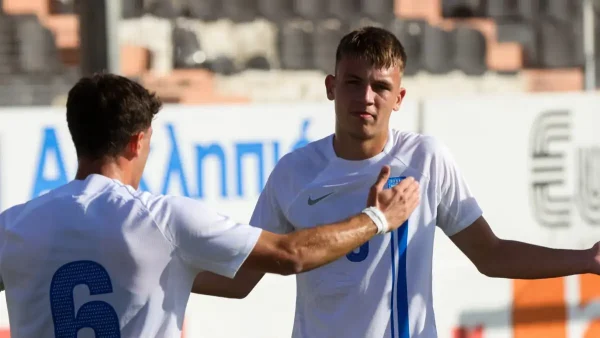 Η Εθνική Νέων κέρδισε 2-0 τη Λευκορωσία στην πρεμιέρα των προκριματικών του Euro 2026