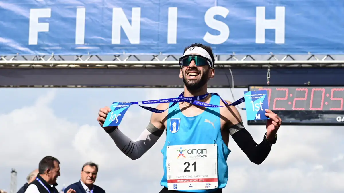 Νικητής ο Παναγιώτης Καραΐσκος στον 42ο Αυθεντικό Μαραθώνιο 2025