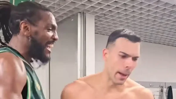 Κένεθ Φαρίντ και Κώστας Σλούκας «γκρέμισαν» τα αποδυτήρια μετά το διπλό του Παναθηναϊκού στη Μαδρίτη