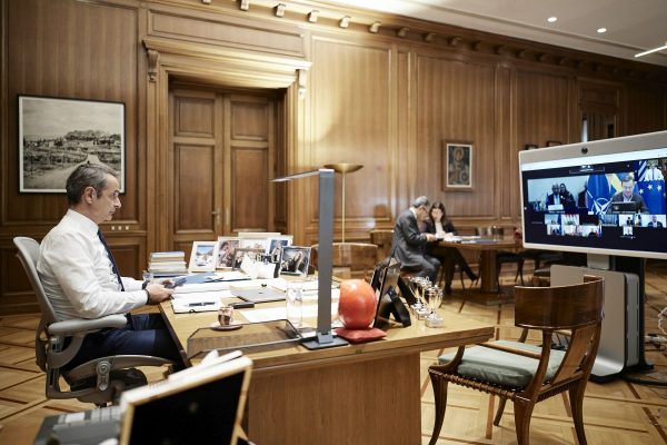 Ο Μητσοτάκης συμμετείχε στην τηλεδιάσκεψη της ΕΕ για την Ουκρανία -Τι είπαν οι Ευρωπαίοι ηγέτες