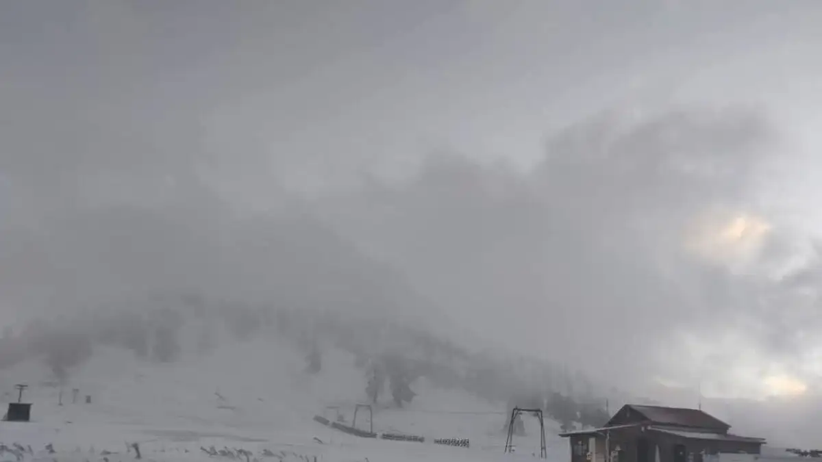 Έφτασαν τα πρώτα χιόνια: Στα λευκά ντύθηκαν τα χιονοδρομικά κέντρα του Πισοδερίου και της Βασιλίτσας