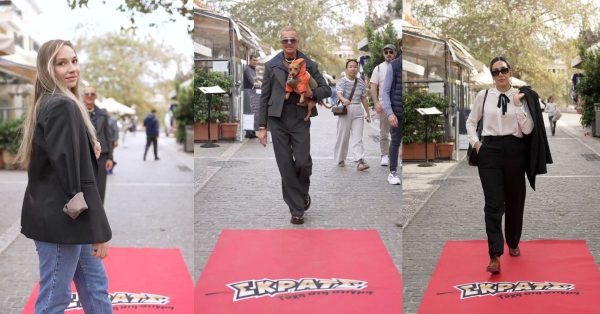 Red carpet... έκπληξη στο κέντρο της Αθήνας με τον Λάκη Γαβαλά