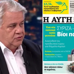 Παραιτήθηκε ο διευθυντής της εφημερίδας «Αυγή» εξαιτίας του σημερινού πρωτοσέλιδου