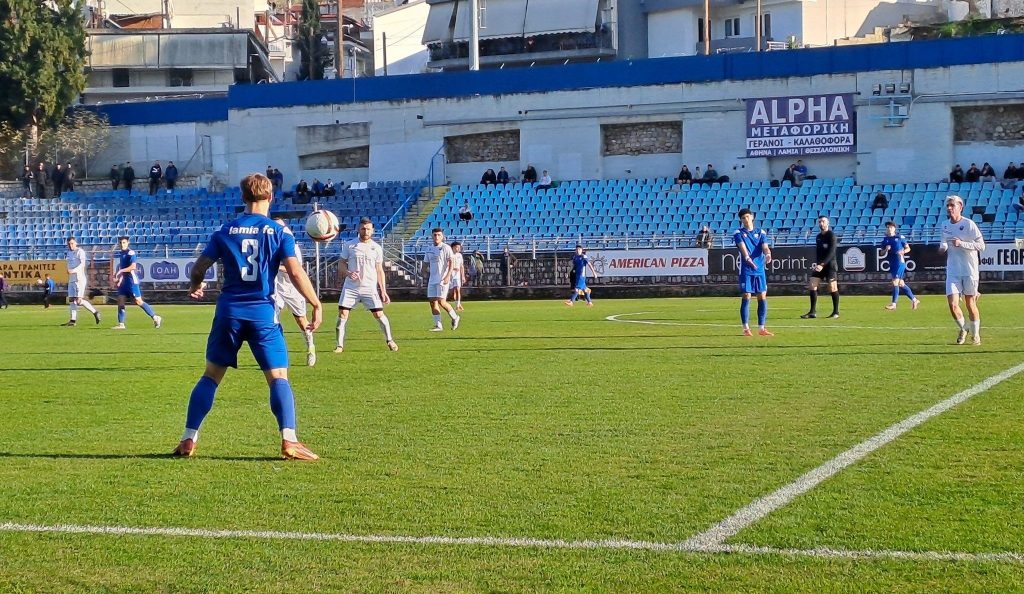 Εντυπωσιακό 4-0 της Λαμίας με Πρόοδο Ρωγών με χατ-τρικ Βρέττα