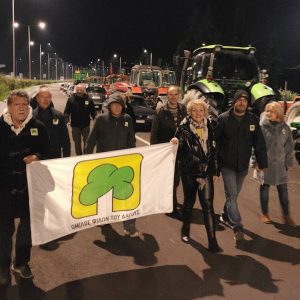 Ο Όμιλος Φίλων του Δάσους στο μπλόκο των αγροτών στο Μπράλο