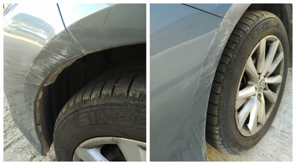 Ψάχνει τον οδηγό που τράκαρε το αυτοκίνητό του