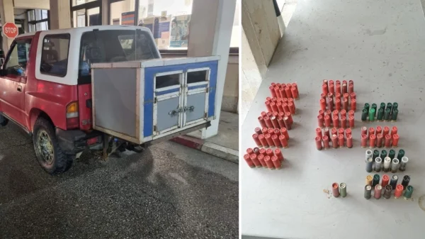 Σύλληψη τριών Ελλήνων στη Βόρεια Μακεδονία: Εντοπίστηκαν πάνω από 200 φυσίγγια σε ελέγχους στα σύνορα