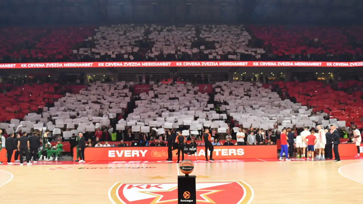 Ερυθρός Αστέρας: Πρόστιμο και μερικό κλείσιμο έδρας με αναστολή στους ερυθρόλευκους από τη Euroleague
