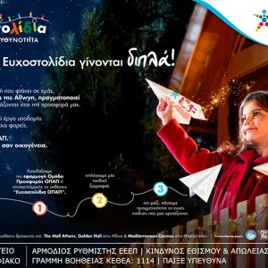 Γίνε ο λόγος που ένα παιδί χαμογελά: Κάνε τη χριστουγεννιάτικη ευχή του αληθινή μέσα από τα Ευχοστολίδια