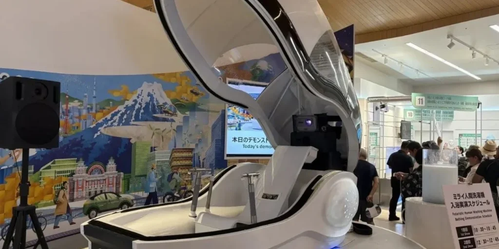 Το πρώτο ανθρώπινο πλυντήριο: Μια φουτουριστική εμπειρία καθαρισμού - Τεχνολογία που σε πλένει μόνη της