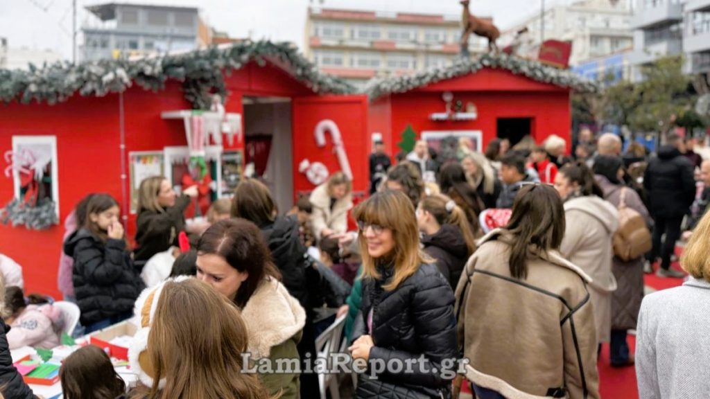 Χριστούγεννα αλά γαλλικά στην Πλατεία Πάρκου (ΒΙΝΤΕΟ-ΦΩΤΟ)