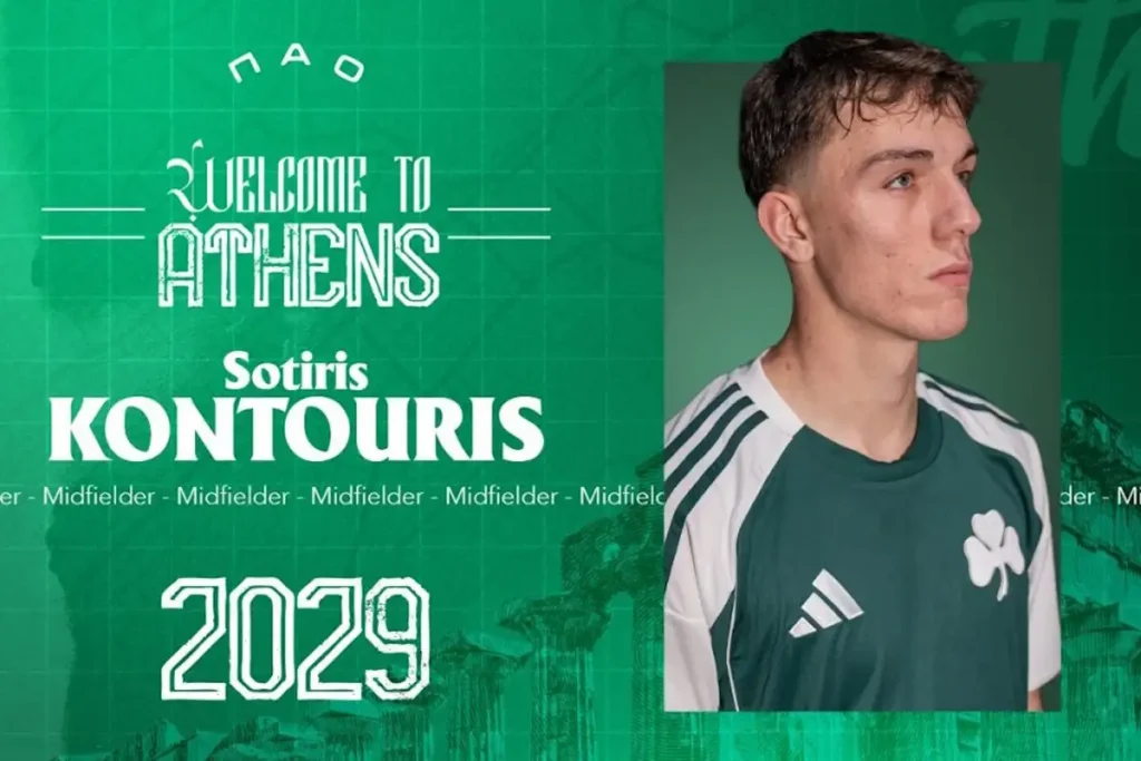 Ο Παναθηναϊκός ανακοίνωσε τον Σωτήρη Κοντούρη