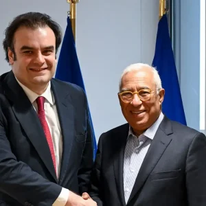 Ο Κυριάκος Πιερρακάκης συναντήθηκε με τον Αντόνιο Κόστα: Σταθερότητα, ανάπτυξη και ανθεκτικότητα οι προτεραιότητες