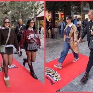 Ο Λάκης Γαβαλάς χαρίζει red carpet στιγμές στην καρδιά της Ερμού