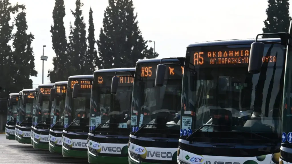 Χωρίς λεωφορεία σήμερα η Αθήνα από τις 11 μέχρι τις 5: Κανονικά η λειτουργία των ΚΤΕΛ του ΟΑΣΑ