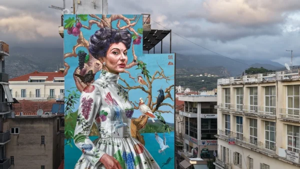 Η τοιχογραφία της Μαρίας Κάλλας στη Καλαμάτα αναδείχθηκε ως η κορυφαία στον κόσμο για τον Νοέμβριο
