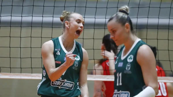 Παναθηναϊκός – Ολυμπιακός 3-1: Νίκη με ανατροπή και 8/8 για το «τριφύλλι» στο βόλεϊ γυναικών