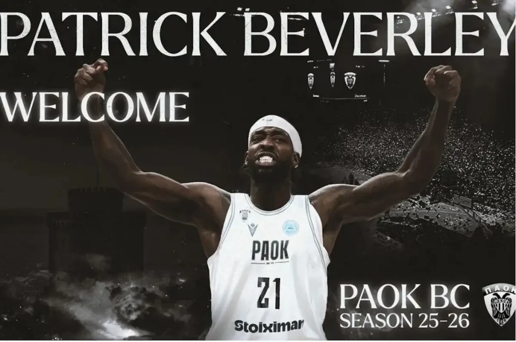 Ο ΠΑΟΚ ανακοίνωσε την απόκτηση του Πάτρικ Μπέβερλι