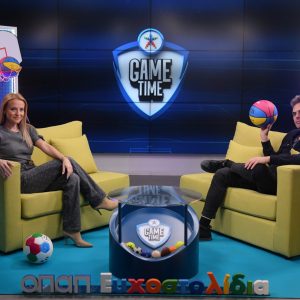 O Γιώργος Παπαγεωργίου στο Game Time στέλνει διπλά χαμόγελα στα παιδιά με τα Ευχοστολίδια του ΟΠΑΠ