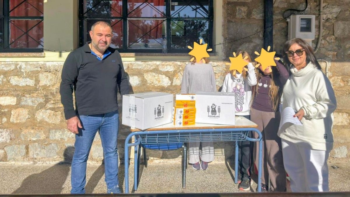 Μια πολύ γλυκιά κίνηση αγάπης γέμισε χαμόγελα τα σχολεία της Στυλίδας