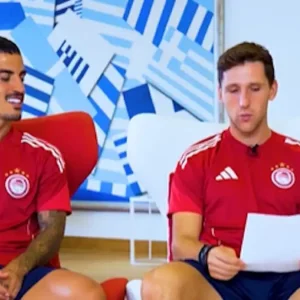 Ολυμπιακός: Ο Ρέτσος έκανε μαθήματα ελληνικών στον Τσικίνιο