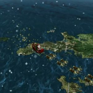 Ο Αϊ Βασίλης ξεκίνησε το μαγικό ταξίδι του για να μοιράσει τα δώρα: Δείτε live την πορεία του στο διάστημα