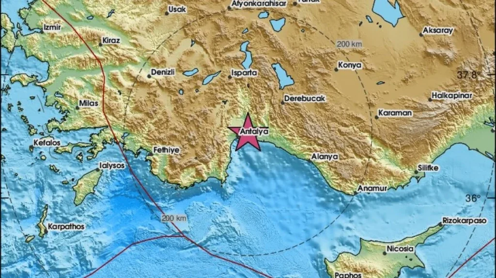 Ισχυρός σεισμός στην Τουρκία