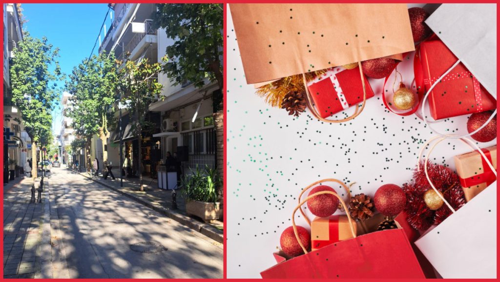 Σήμερα το χριστουγεννιάτικο shopping party στην οδό Βύρωνος!