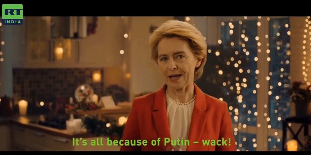 «Για όλα φταίει ο Πούτιν» -Η Ρωσία έφτιαξε χριστουγεννιάτικο σποτ που ειρωνεύεται τους Ευρωπαίους